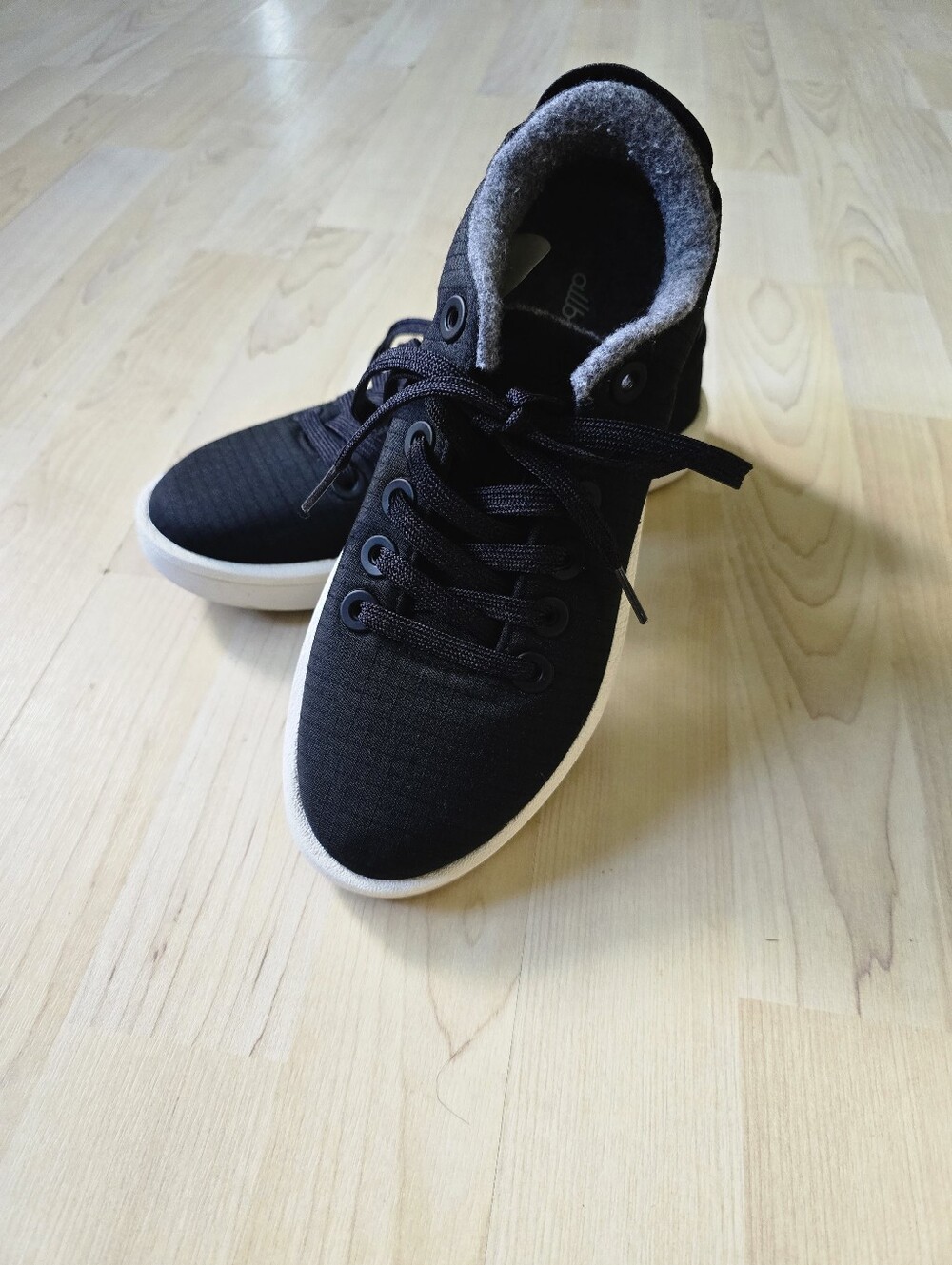 Allbirds Wool Piper Black Sneakers Size 6